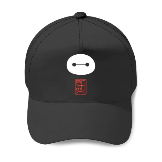 Disney Big Hero  Baymax Face Kanji Poster Baseball Caps