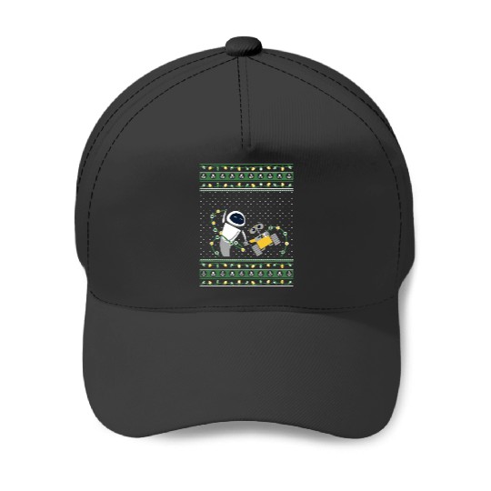 Disney Pixar Wall-E Eve Ugly Christmas Sweater Baseball Caps