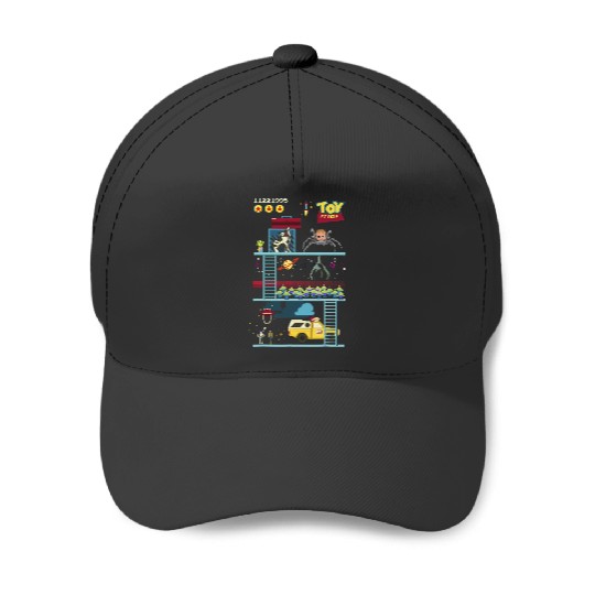 Disney Pixar Toy Story 8-Bit Video Game Scene Baseball Caps