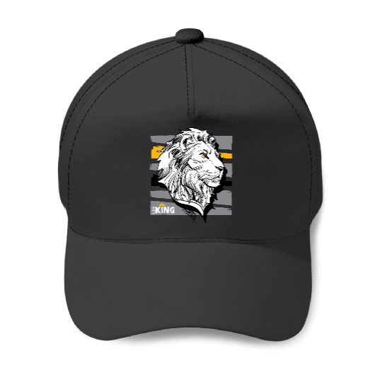 Disney The Lion King Live Action Mufasa Sketched Portrait Baseball Caps