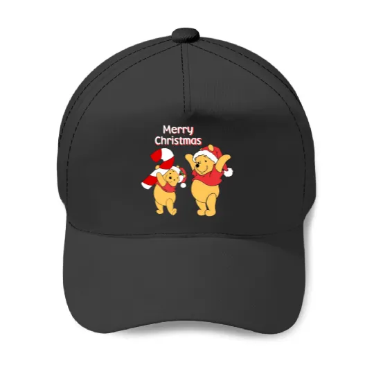 Winnie The Pooh Shirt, Disney Winnie The Pooh , Winnie The Pooh Family Christmas Baseball Caps