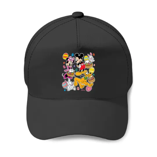 Disney Mickey Friends Easter Stickers Baseball Caps