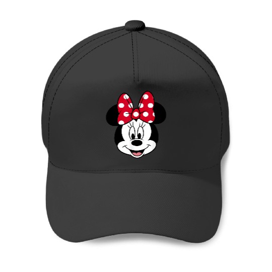 Disney Minnie Mouse Pretty Face Classic Logo T-S Baseball Caps