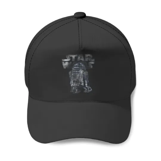Star Wars R2D2 Vintage Distressed C2 Disney Baseball Caps