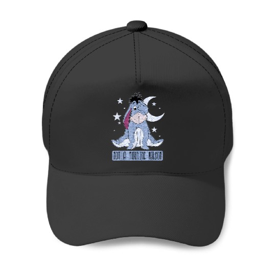 Disneyss Winnie The Pooh Eeyore Not A Morning Person Short Sleeve Baseball Caps