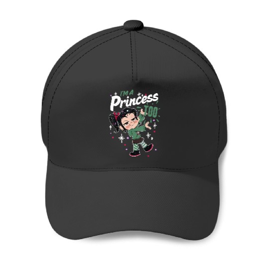 Disneyss Wreck It Ralph 2 Princess Logo Graphic Baseball Caps