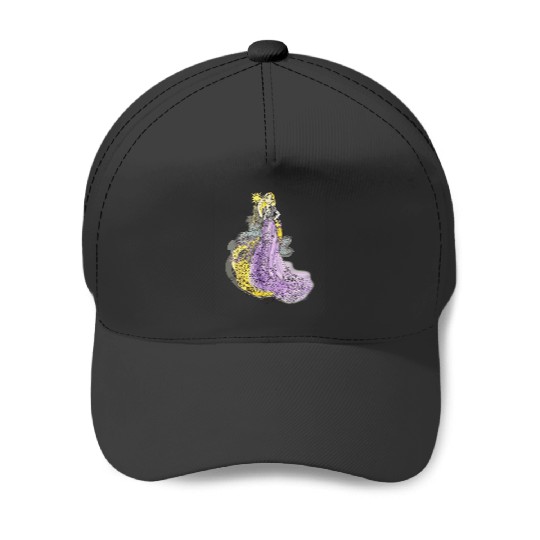 Disney Rapunzel Watercolor TShirt Baseball Caps