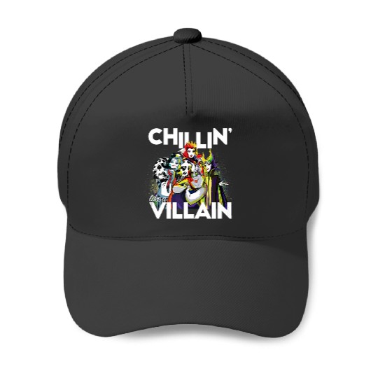 Disneys Villains Cruella Evil Queen Ursula Maleficent Baseball Caps