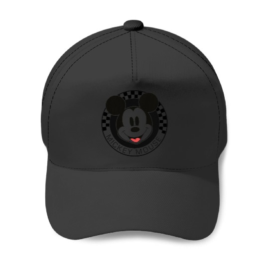 Disney Mickey And Friends Mickey Mouse Checkerboard Circle Short Sleeve  For unisexchild Baseball Caps