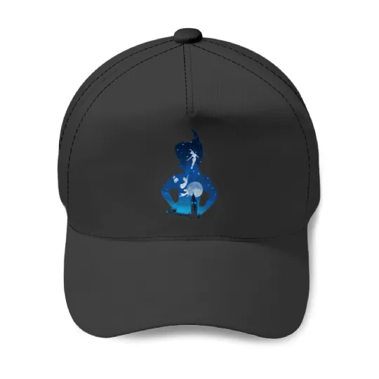 Disney Peter Pan Midnight London Flight Silhouet Baseball Caps