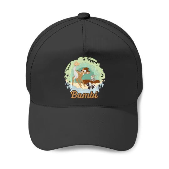 Disney Bambi Thumper And Flower Paper Cut Portrait Baseball Caps