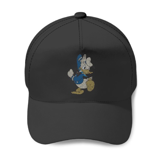Womens Disney Vintage Donald Duck V-Neck Baseball Caps