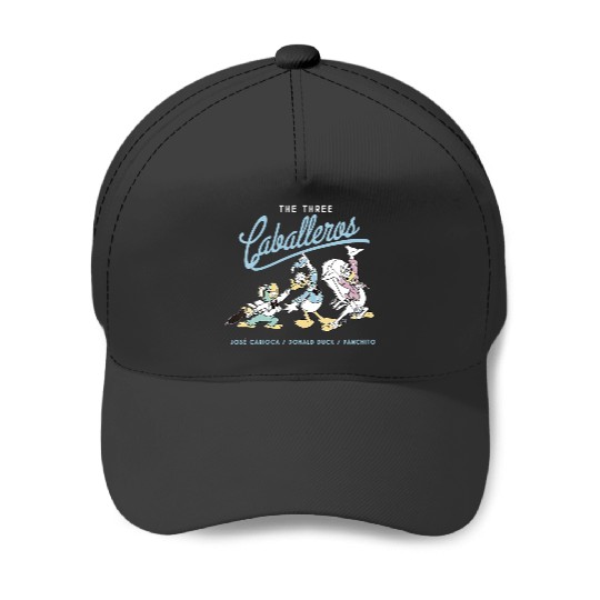 Womens Disney The Three Caballeros Retro Donald Duck V-Neck Baseball Caps