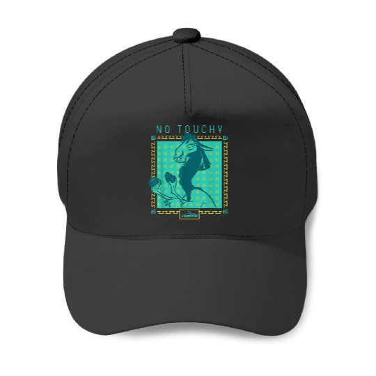 Disneyss The Emperor New Groove Llama No Touchy Baseball Caps