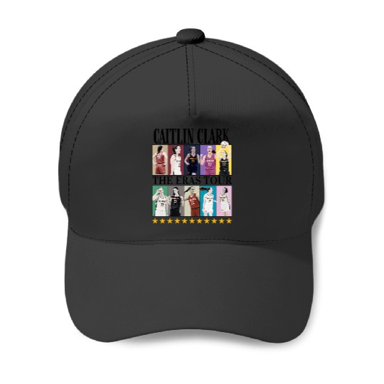 Discover Indiana Caitlin Clark  The Eras Tour Women Basketball TShirt Baseball Caps