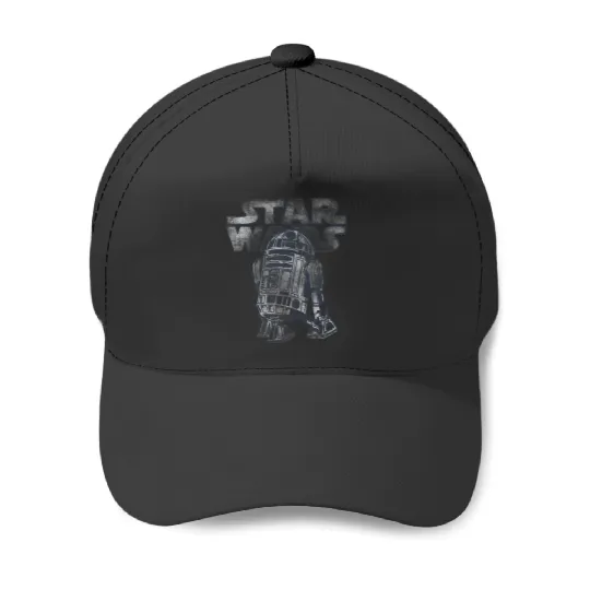 Star Wars R2D2  Distressed C2 Disney Baseball Caps