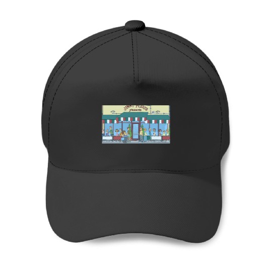 Bobs Burgers - Jimmy Pestos Pizza - Bobs Burgers - Bobs Burgers Baseball Caps