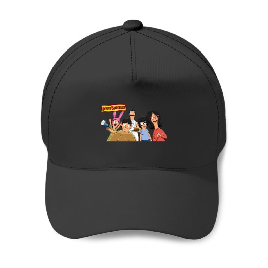 Bobs Burgers, Bobs Burgers Family, Bob's Burger, Bobs Burgers Cartoon Baseball Caps