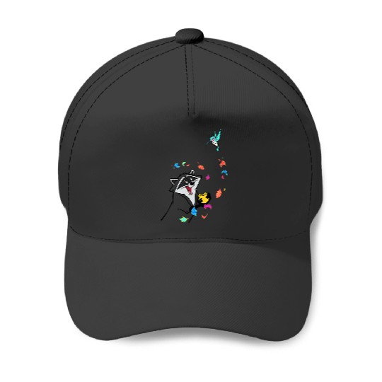 Disney Pocahontas Meeko Flit Colorful Leafs Fall Baseball Caps