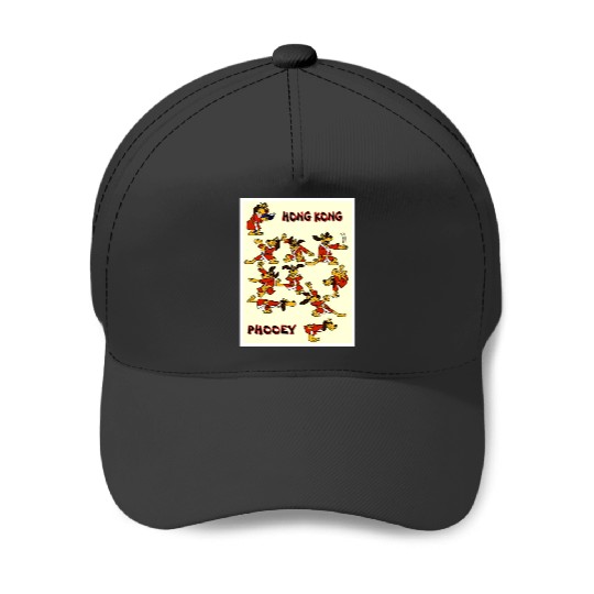 HONG KONG PHOOEY  Vintage Super Dog Abstract Surreal Character Print  SALE!! Mickey Retro Disney Shirt, Mickey Checkered Shirt, Vintage Disney, Retro Mickey, Mickey Gift S-5XL Baseball Caps