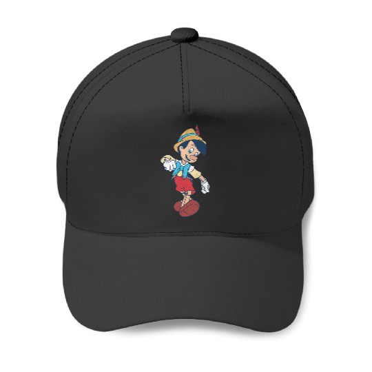 Disney Pinocchio Strutting With A Smile Full Body Baseball Caps