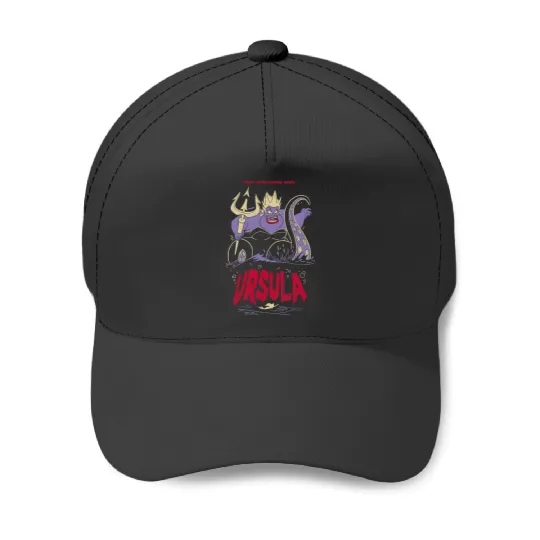 Disneys little mermaid ursula graphic Baseball Caps