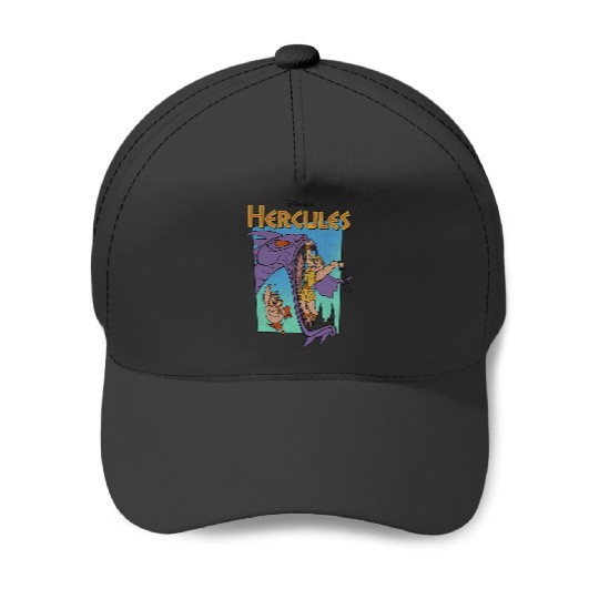 Disney Hercules Hydra Battle Retro Classic Movie Poster Baseball Caps