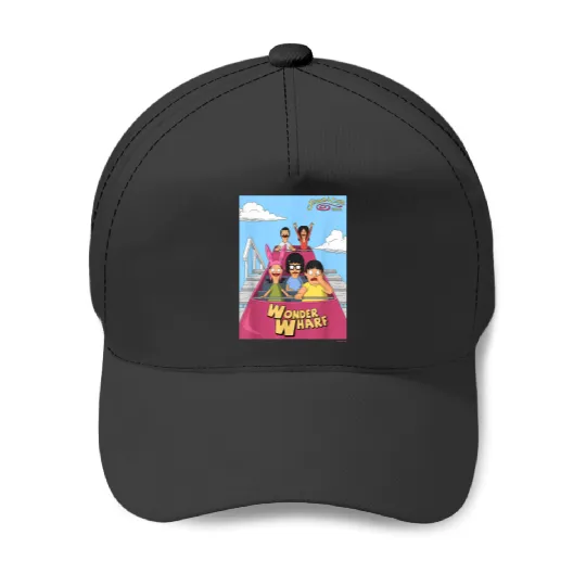 The Bobs Burgers Movie Wonder Wharf Roller Coaster Baseball Caps