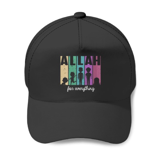 Womens Allah For Everything Islam Muslim Alhamdulillah Ramadan Gift    : Bobs Burgers Family Shirt, Bobs Burgers Vintage Baseball Caps
