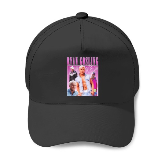 Ryan Gosling Barbie Movie Fan Collage Cursed  : Bobs Burgers Family Shirt, Bobs Burgers Vintage Baseball Caps