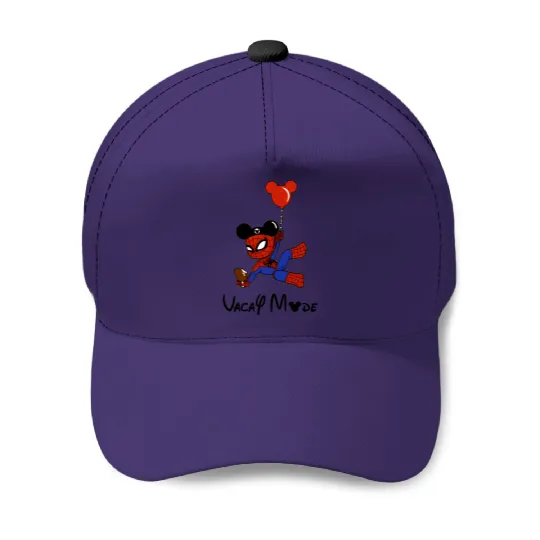 Spiderman Vacay Mode Baseball Caps, Disney Spiderman Baseball Caps
