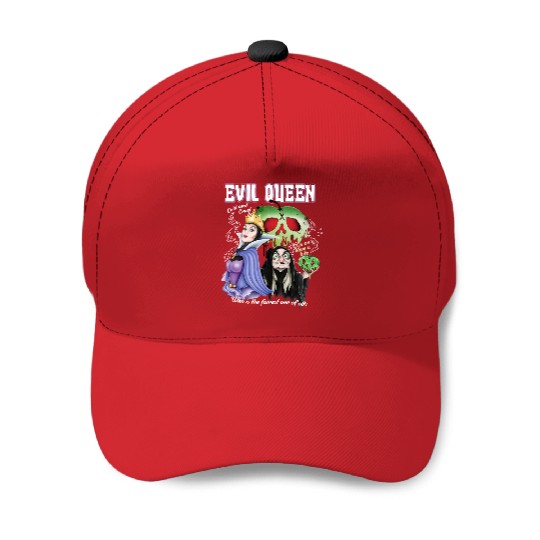 Vintage Retro Disney Villains The Evil Queen Baseball Caps, Disney Princess Baseball Caps