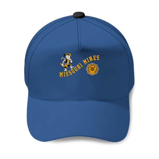 Missouri Mines UMR - Miner Vintage Logo - Rolla - Baseball Caps