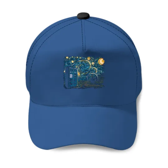 Starry Gallifrey - Doctor Who - Baseball Caps