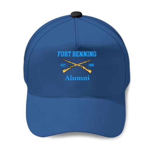 Fort Benning Alumni Est 1918 Grunt College birthda Baseball Caps