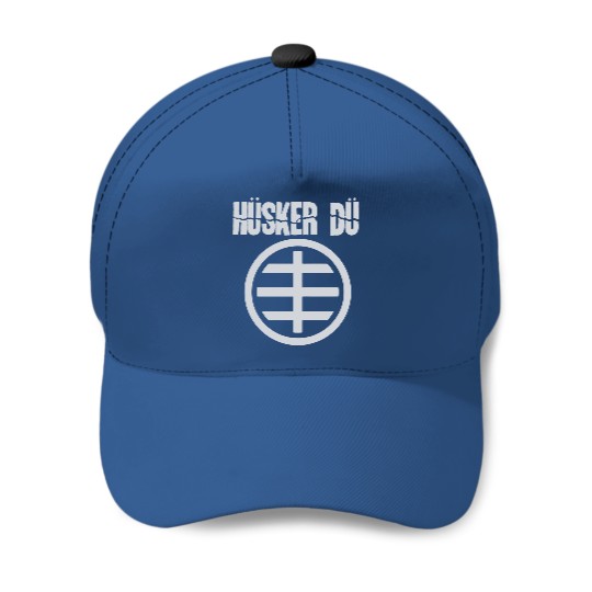 Discover Blue Husker Du Circle Logo 1 Baseball Cap Baseball Caps