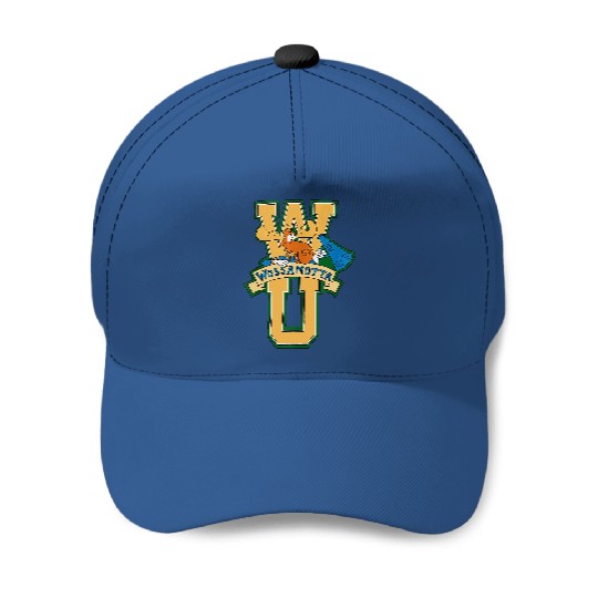 Rocky And Bullwinkle Wossamotta U Logo Baseball Cap
