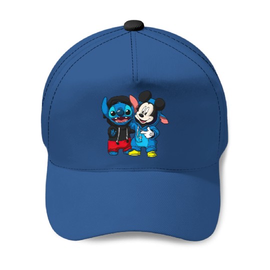 Stitch and Mickey Friends Disney Baseball Caps