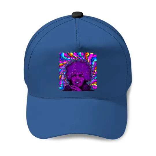 Jimi Hendrix Psychedelic Trippy Baseball Cap