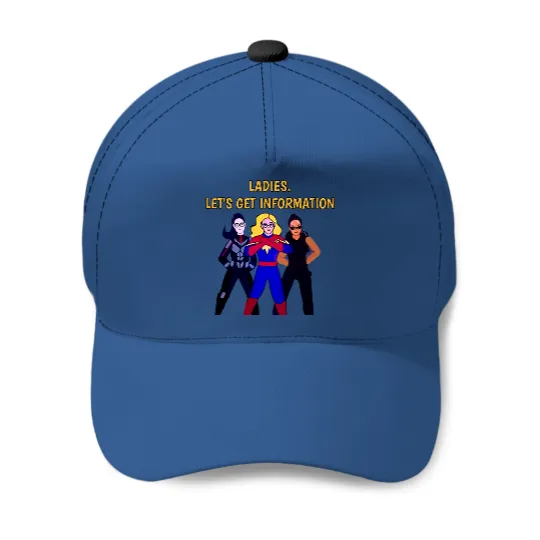 Ladies Lets Get Information Ms Marvel Baseball Caps