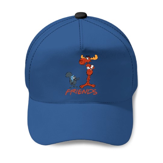 Rocky and Bullwinkle Names Baseball Caps