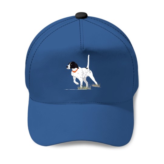 Discover Bird Hunting Hunter English Pointer Dog Baseball Caps