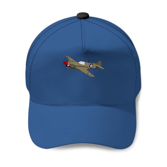 Flying Tiger (Large Design) - Ww2 Plane - Baseball Caps