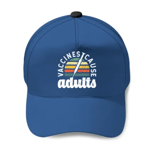 Discover Vaccines cause Adults Pro Vaccination science funn Baseball Caps