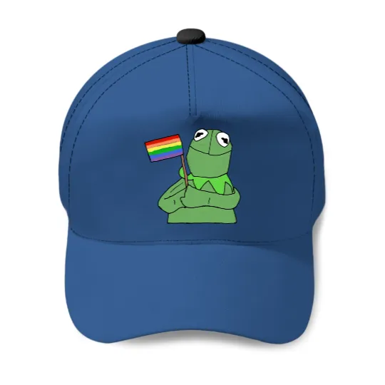 Gay Pride Kermit - Kermit - Baseball Caps
