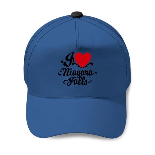 Niagara Falls Love Baseball Caps