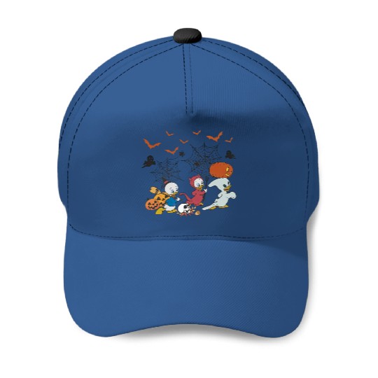 Disney Characters Halloween Baseball Cap, Huey Dewey, and Louie, Disney Trip 2022, Spooky Season, Scary Pumpkin Baseball Cap, Little Duck, Cute Fall Baseball Cap Baseball Caps