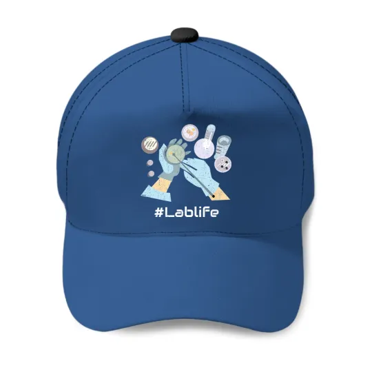 Lab Life Microbiologist Microbiology Baseball Caps