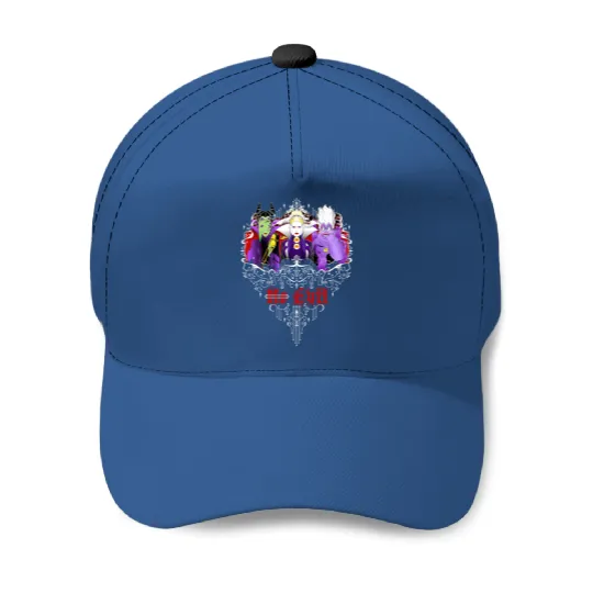 The Evil Disney characters Baseball Caps, Maleficent Evil queen Ursula