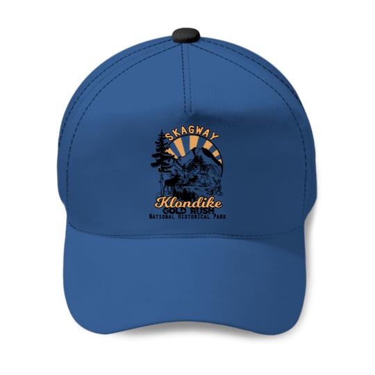 Discover Skagway Alaska Klondike Gold Rush National Park Keepsake Baseball Caps